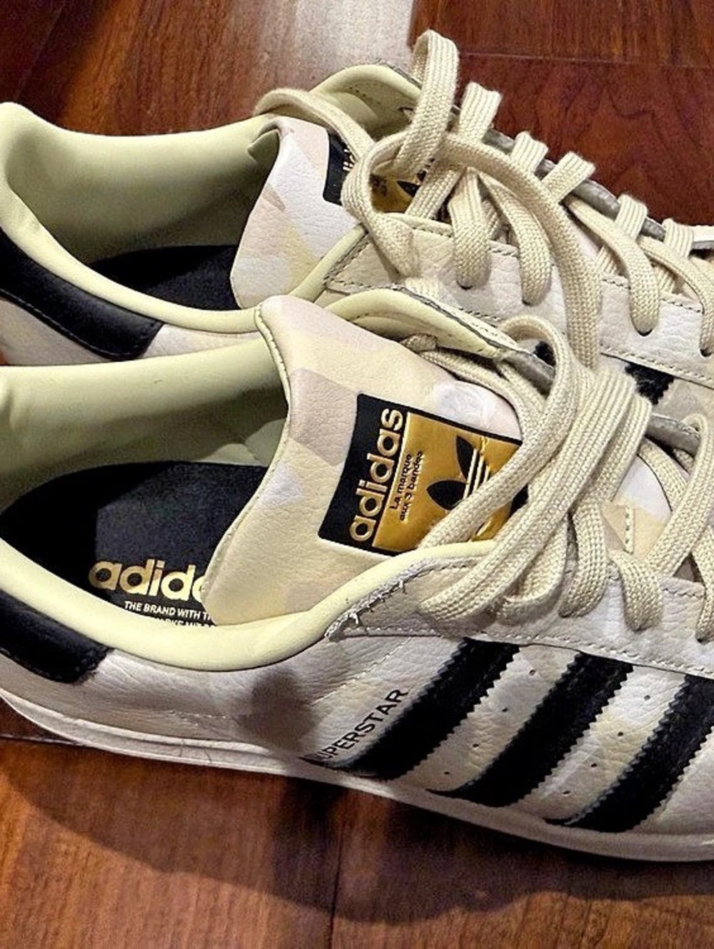 adidas Superstar Sneakers White & Black US 10